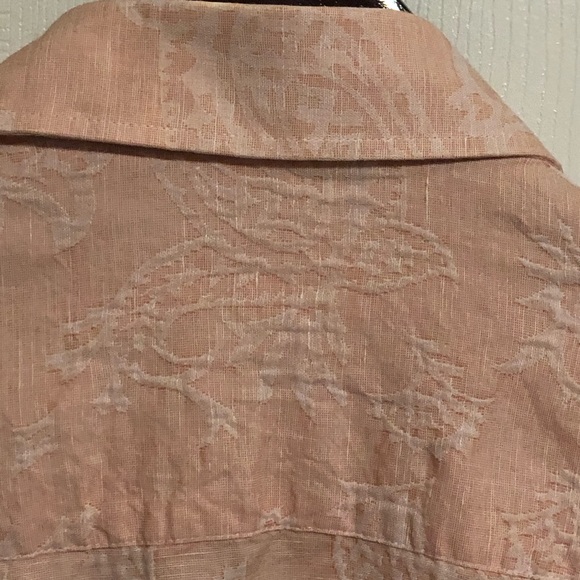 LUCHIANO VISCONTI 100% LINEN LONG SLEEVE SHIRT - Picture 3 of 16